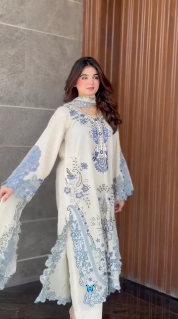 Lim-White Embroidery Suit